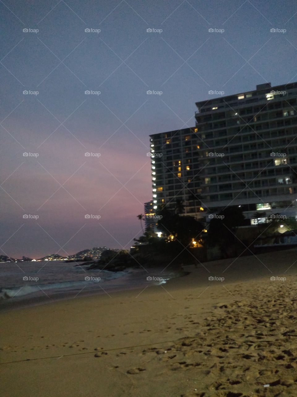 atardecer en Acapulco