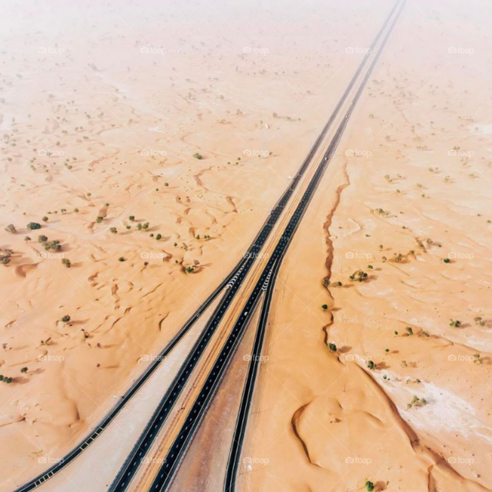 amazing view of desert - Abu Dhabi