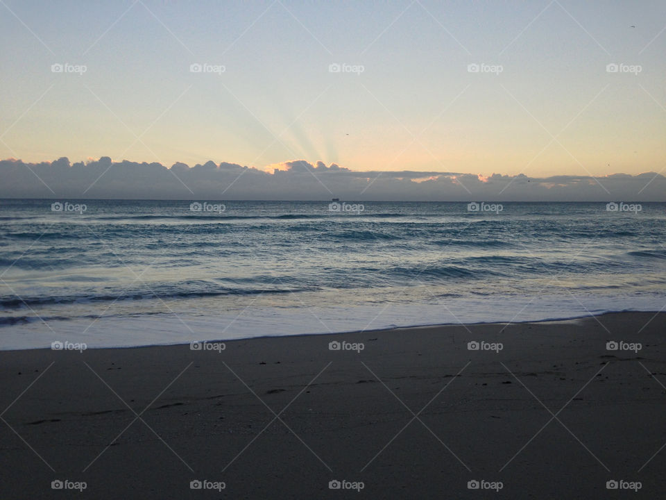 sunrise florida miami beach atlantic by smoknj0e
