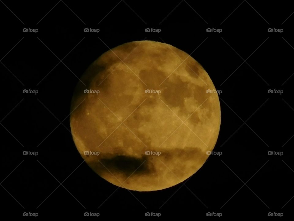 yellow moon