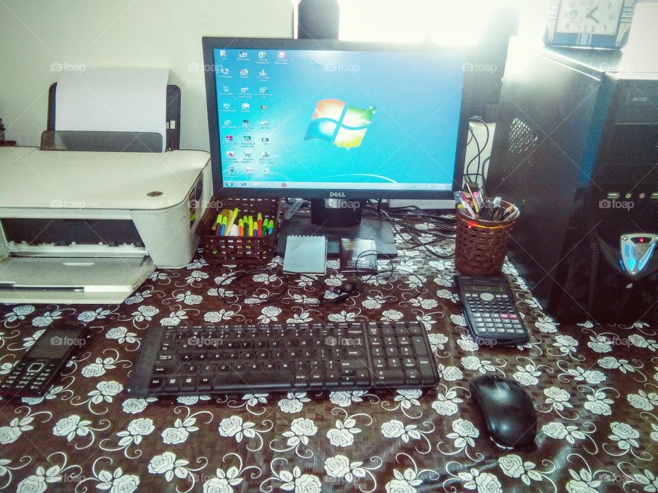my working table