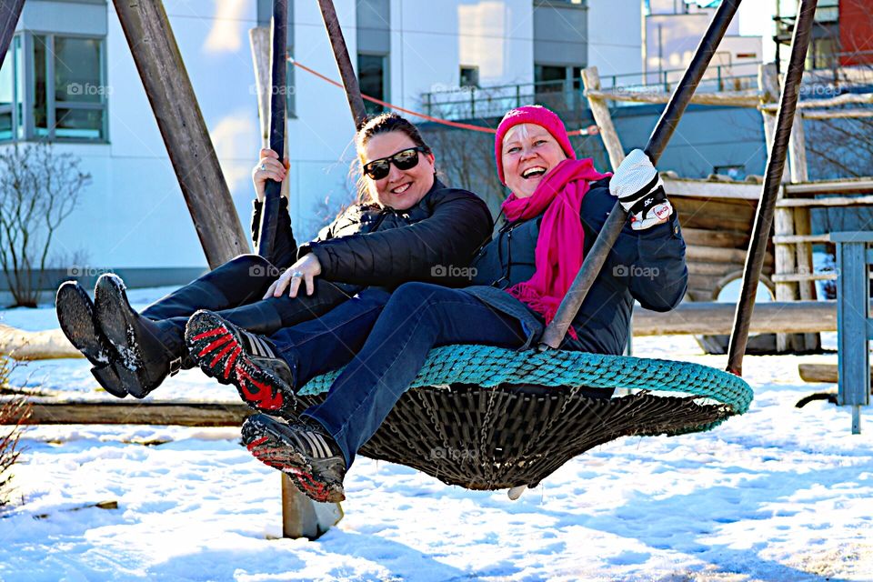 We have si fun to swing!