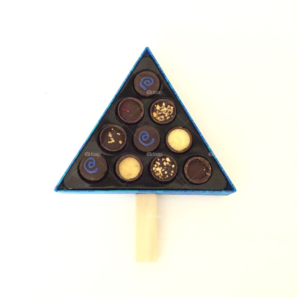 Chocolate box christmas tree