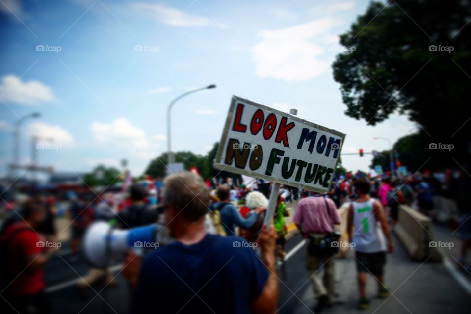Protest during DNC in Philly 