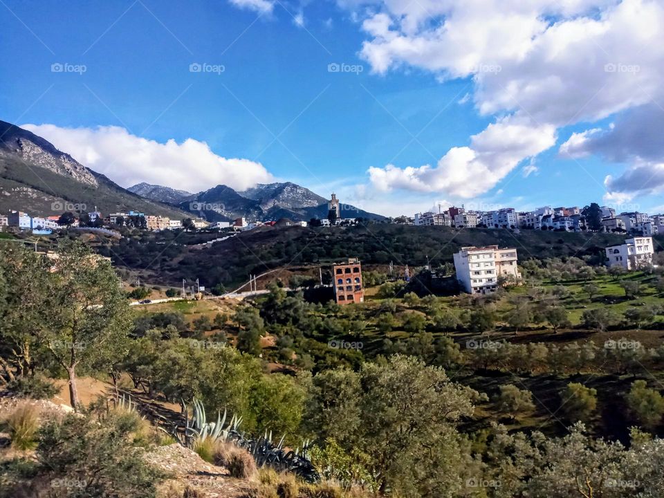 Population between the nature