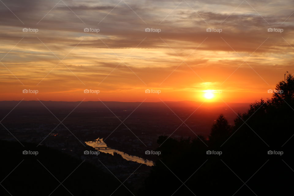 Sunset Heidelberg