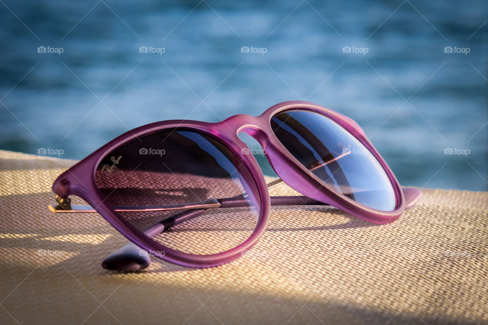 Purple sunglasses