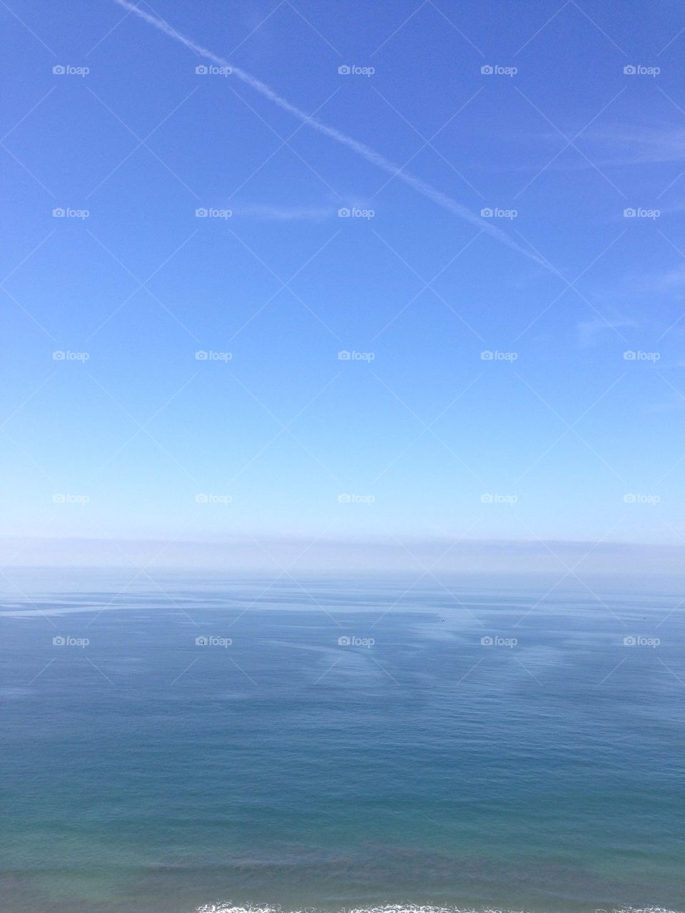 sky and ocean blending