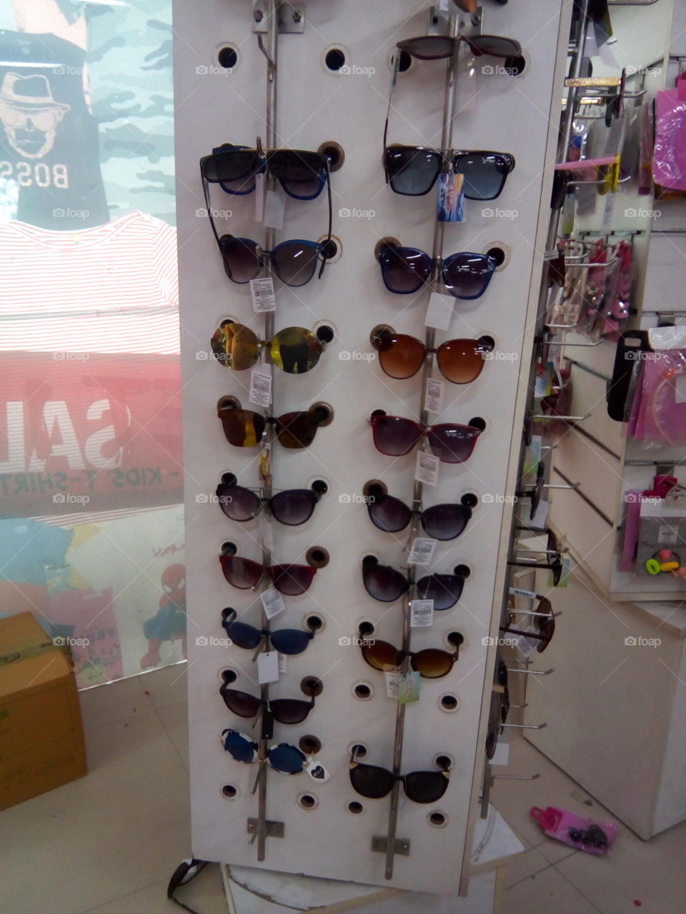 goggles in a mall in India