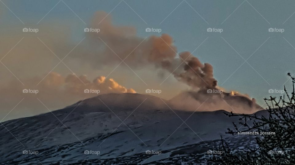 etna volcano eruzione