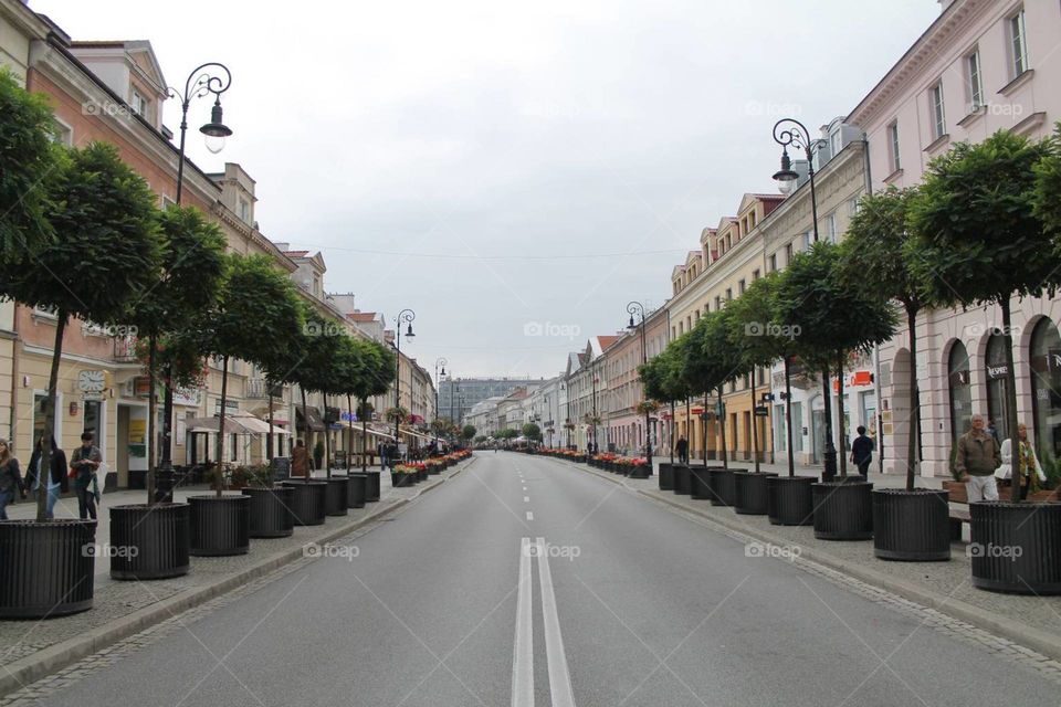 Street in Warsaw