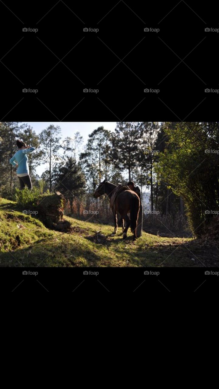 Horse back riding: Guatemala 