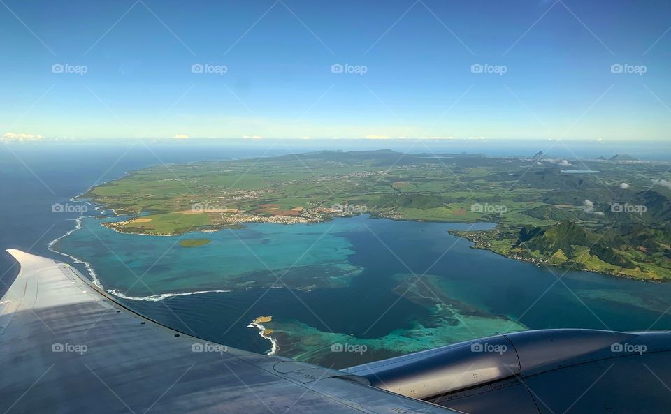 Approaching Mauritius 