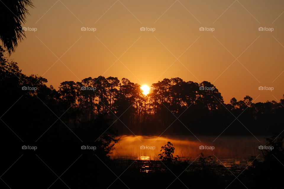 peekaboo sunset