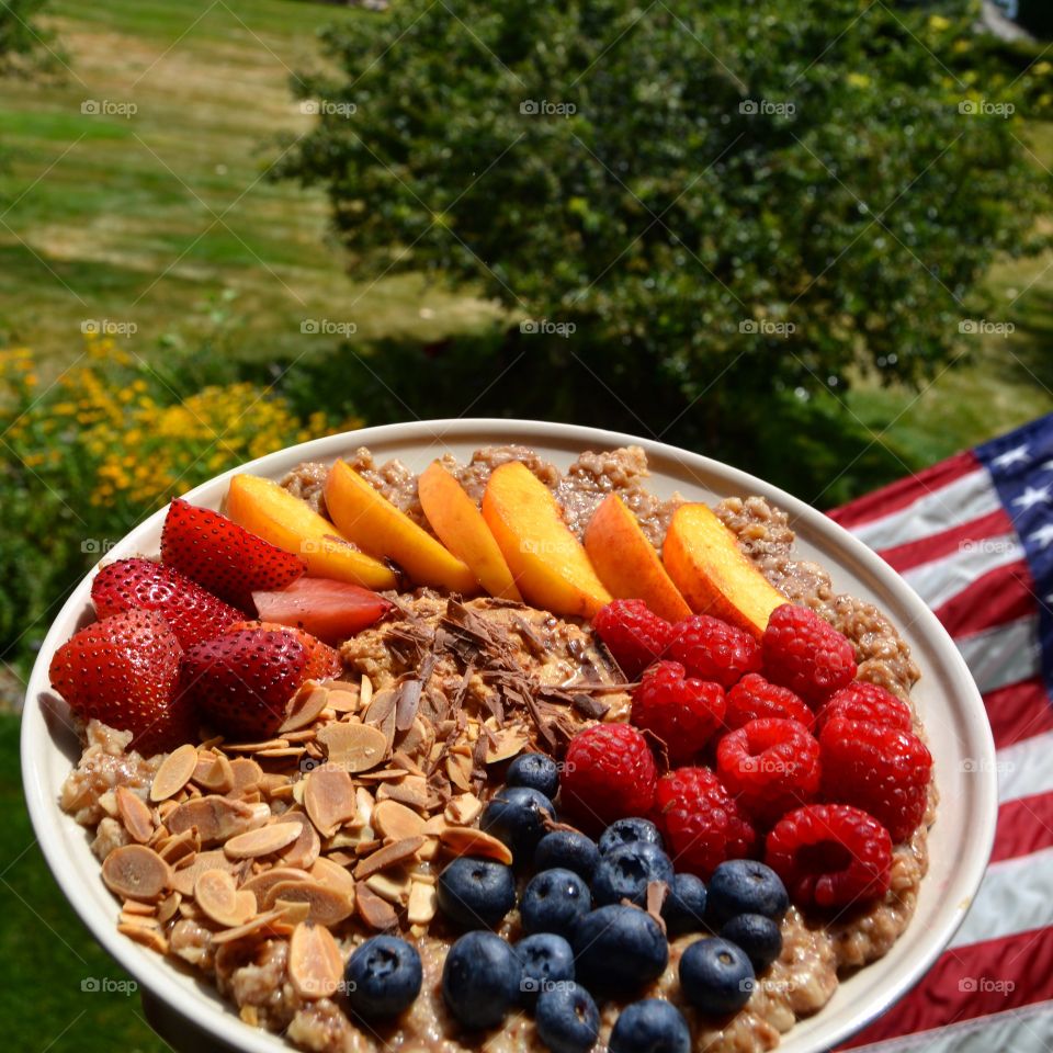 Oatmeal Plate with Fruit/Nuts