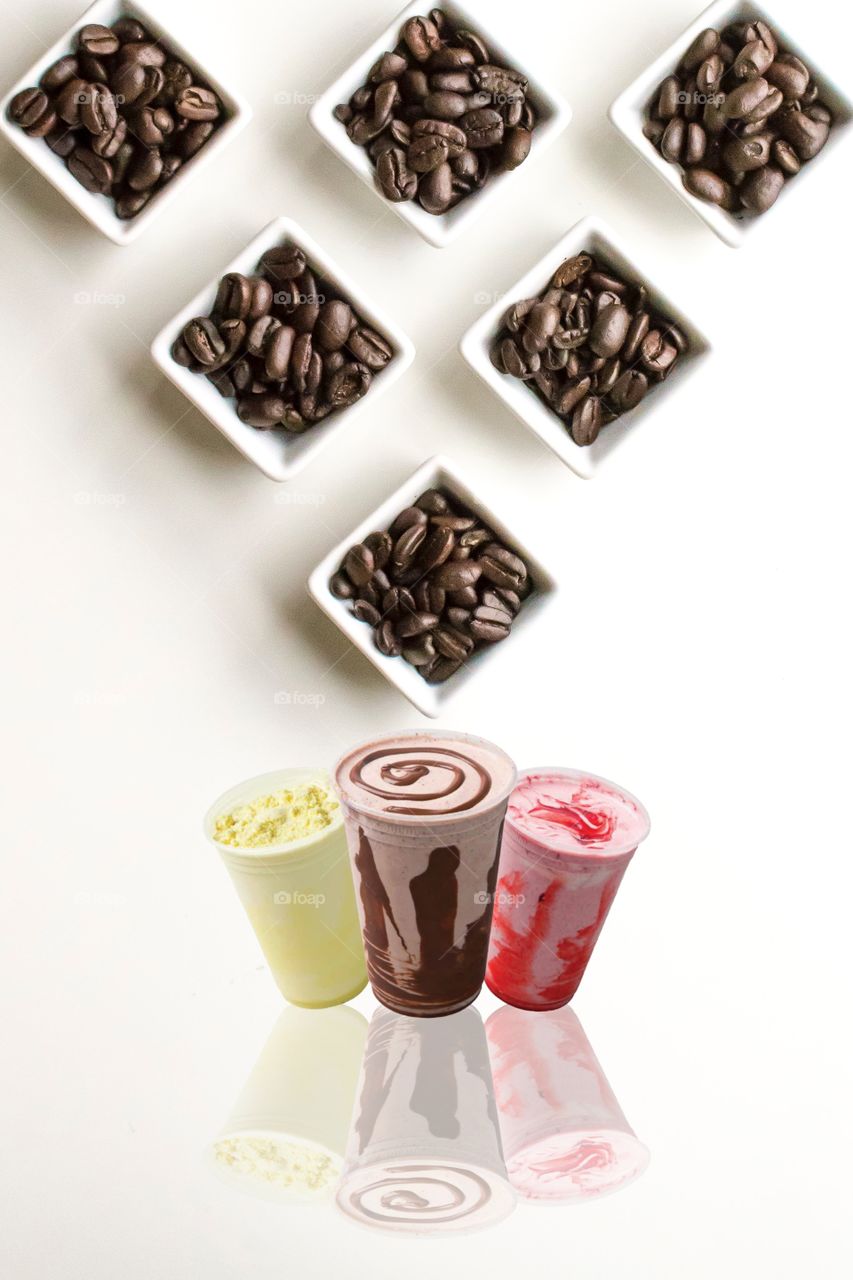 food and drinks background