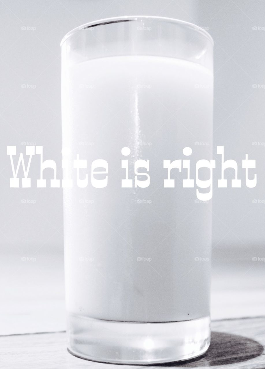 White is right