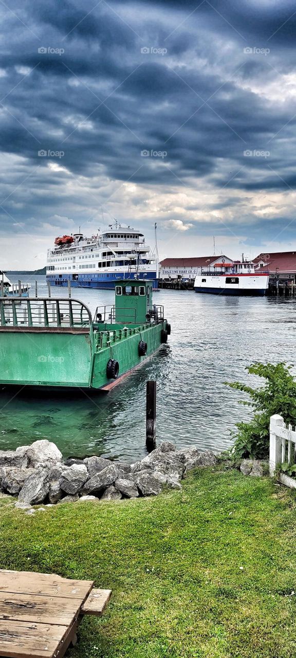 Mackinaw Island harbor