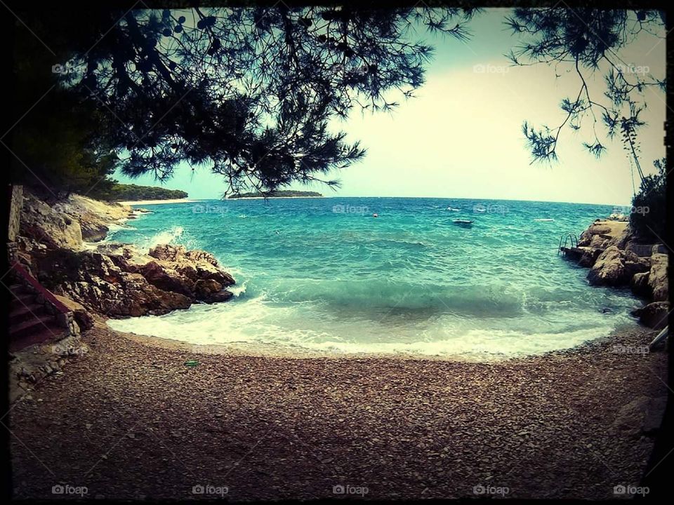 Primošten city from Croatia