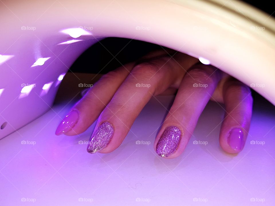 Preparation of nails for painting