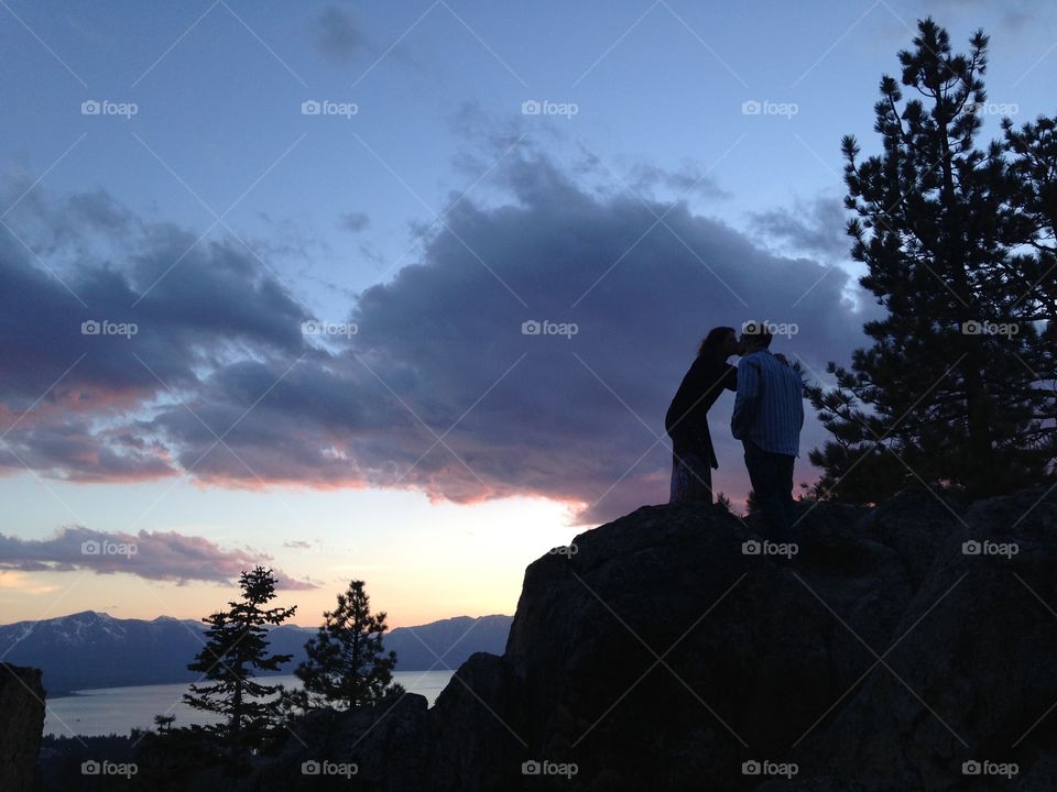 Tahoe Sunset kiss