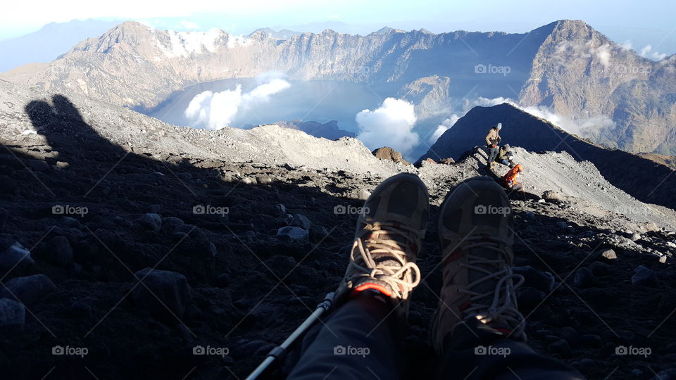 Hiker's feet