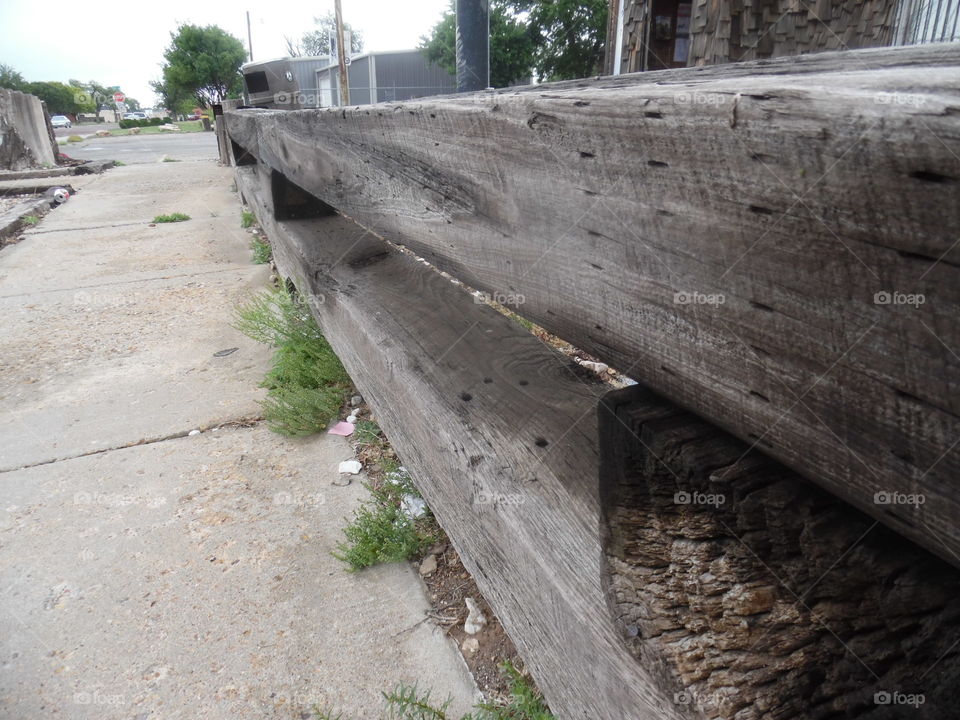 West Texas railroad tie