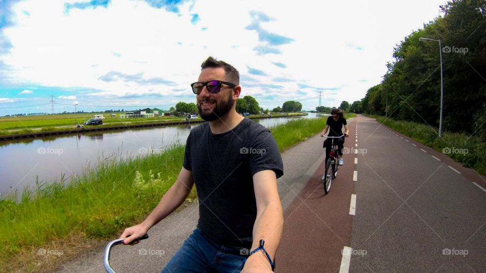 Biking in the Holland Countryside