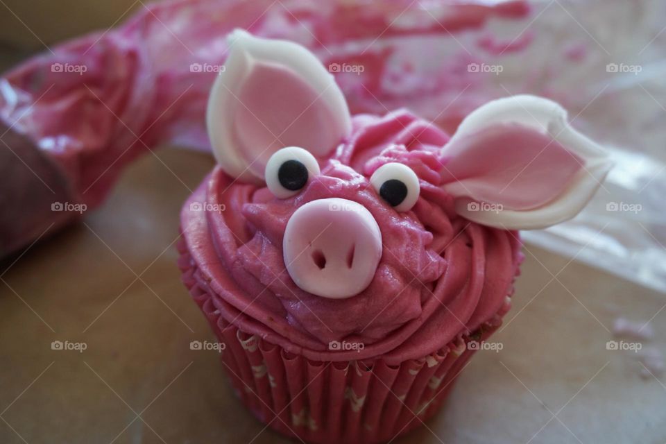 Pig cake 🐷💕💜