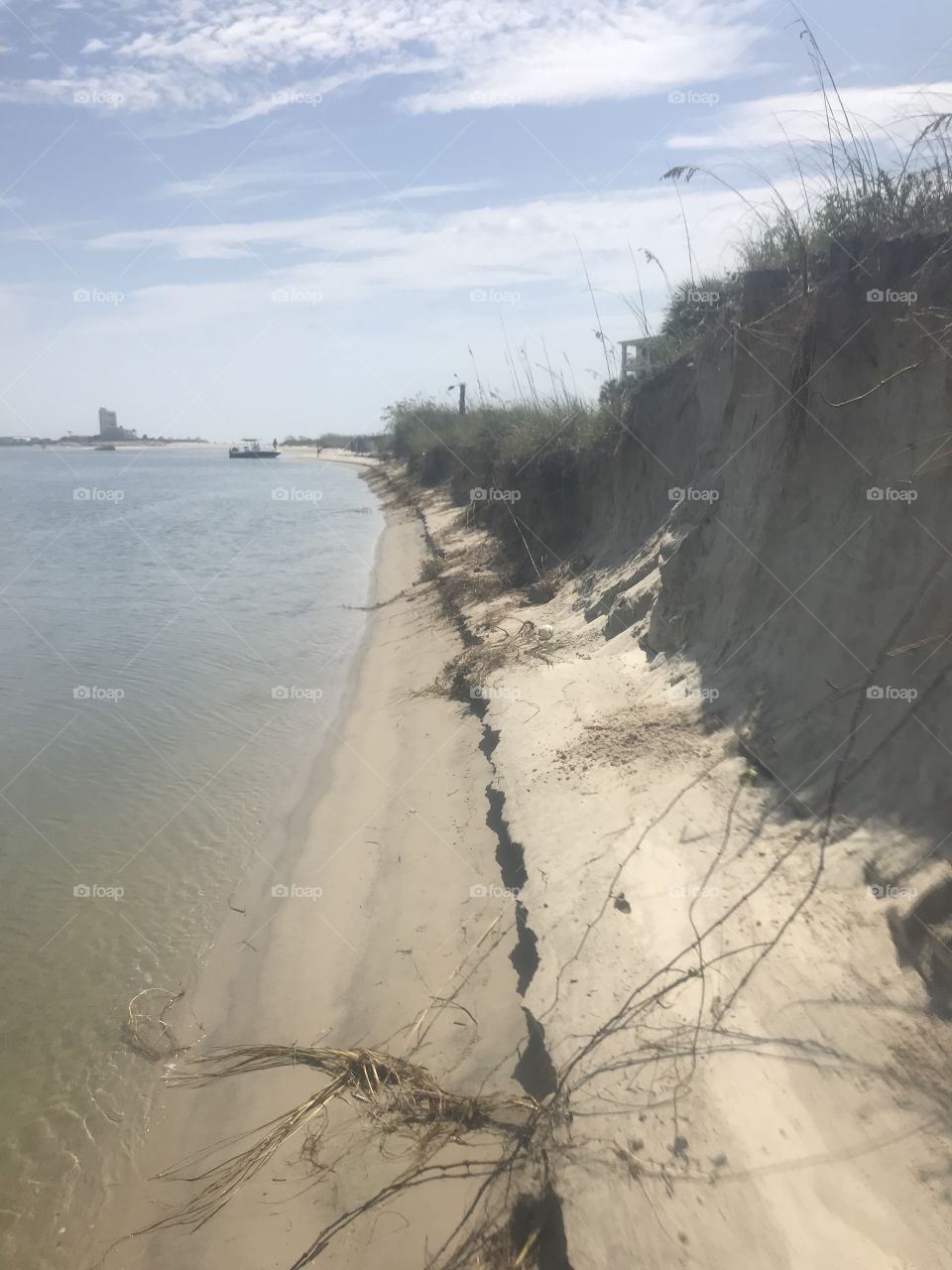 Ocean Isle Beach NC Looking Towards Tubbs Inlet