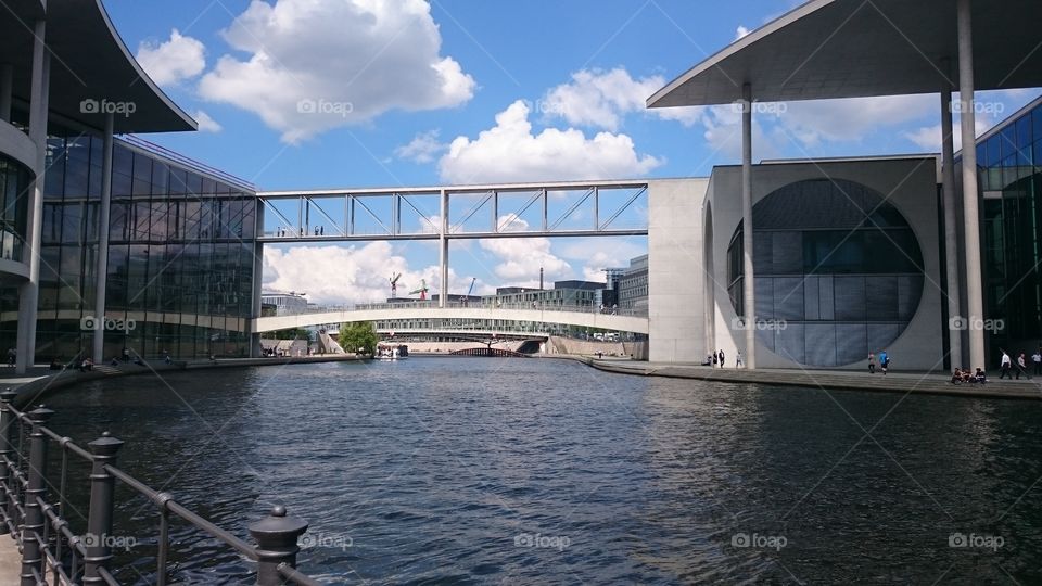 Berlin - government district - Regierungsviertel - Spree