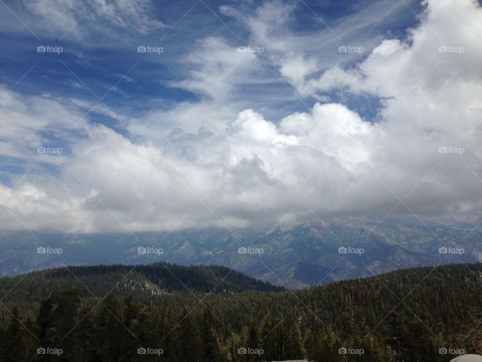 Mitchell Peak. View from summit of Mitchell Peak