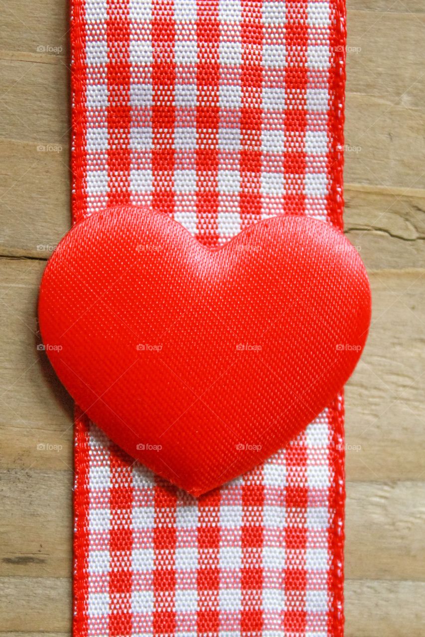 Heart and gingham