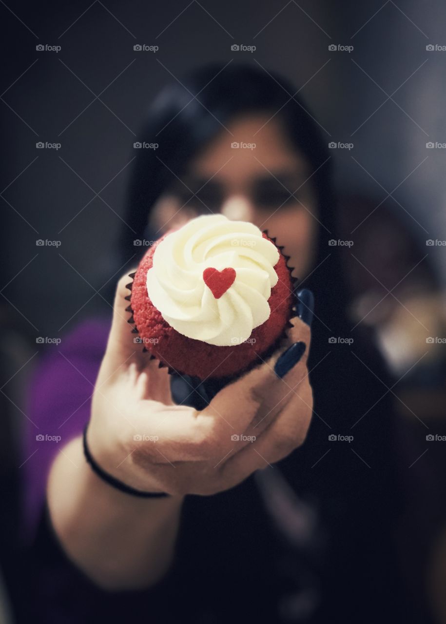 love cupcakes. yummy redvelvet cupcake.