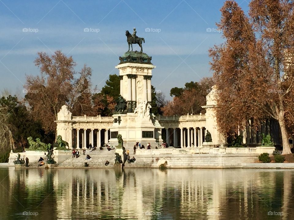 Monument for Alfonso XII in the Retiro Park