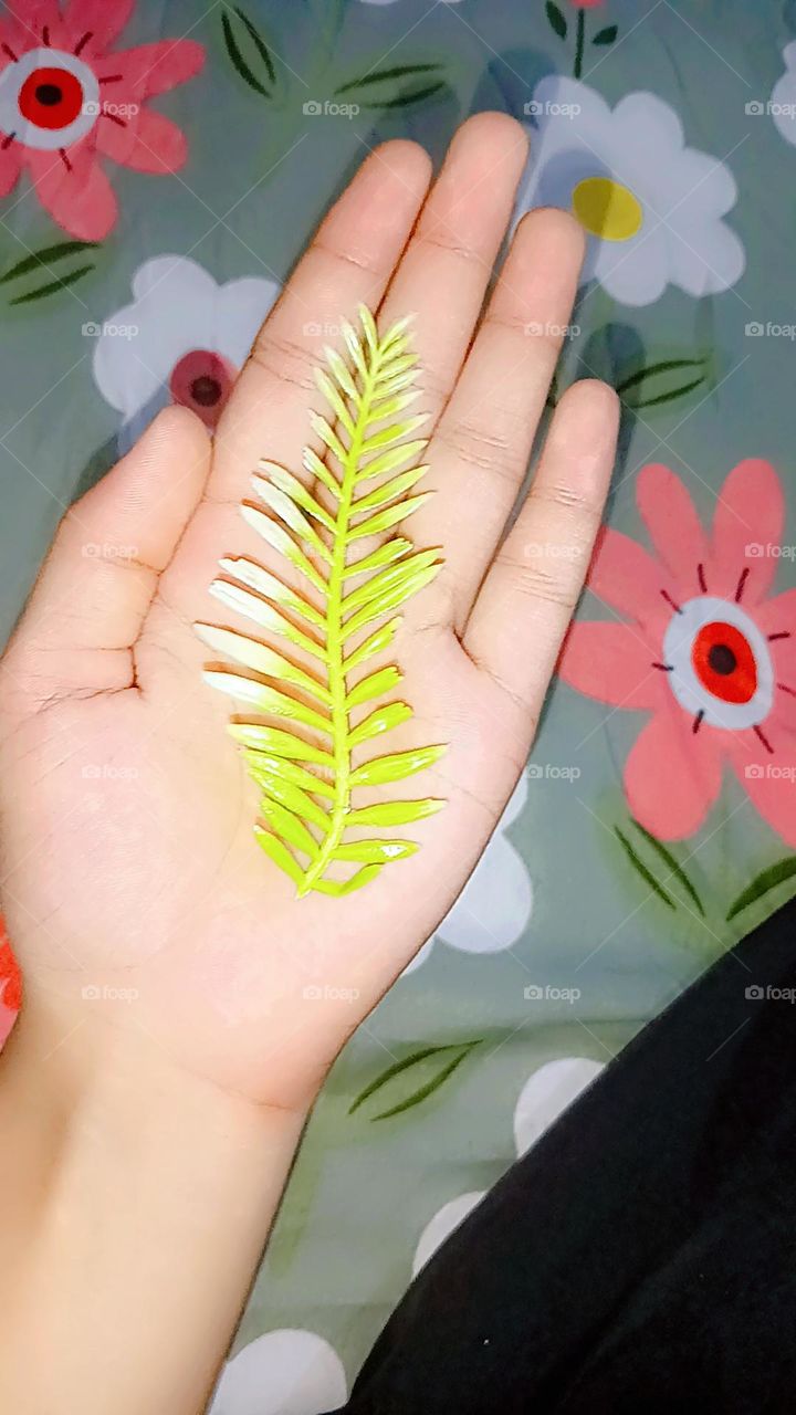 hand leaf