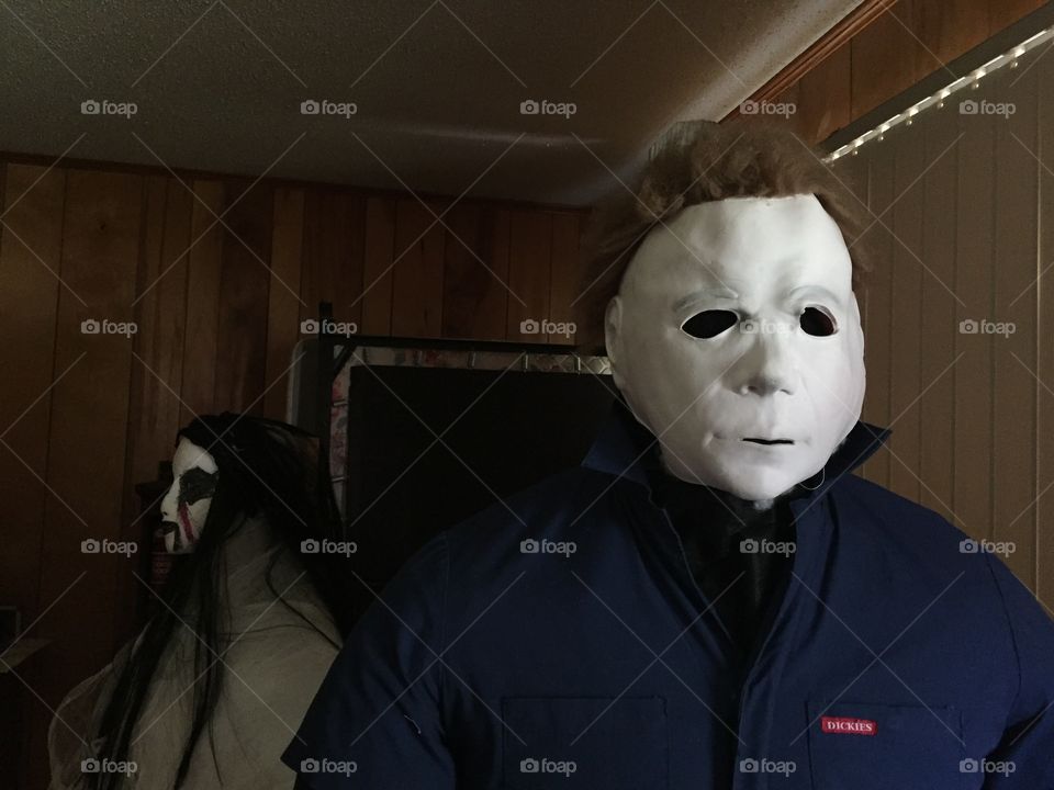 Michael Myers Halloween decoration