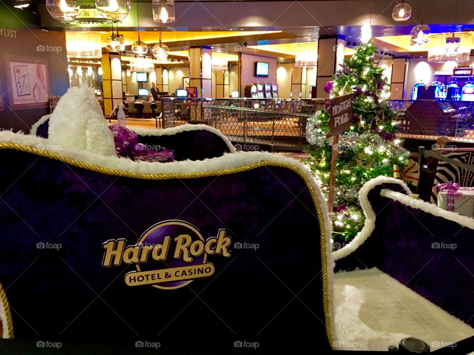 Hard Rock Casino sleigh
