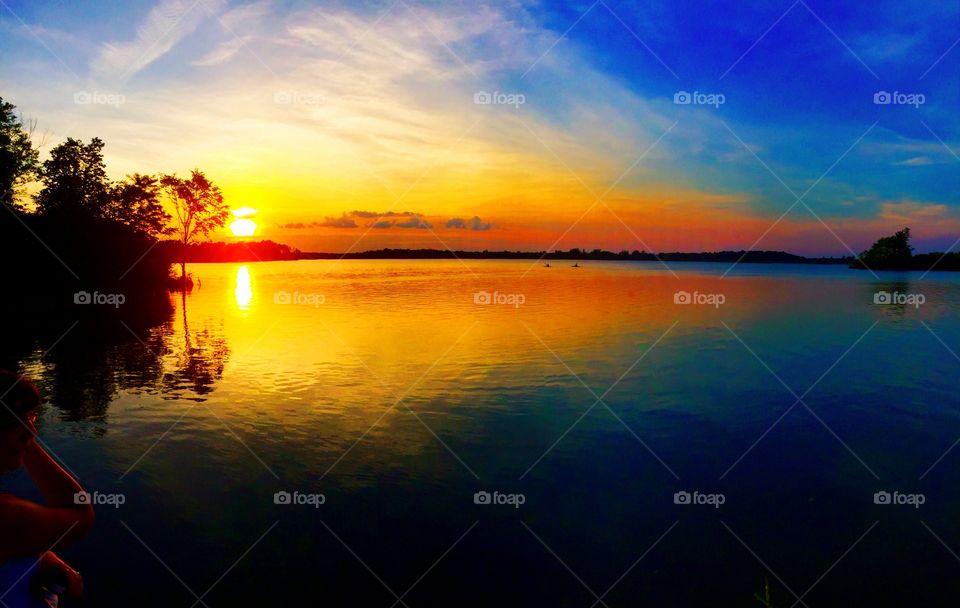 Beautiful summit lake