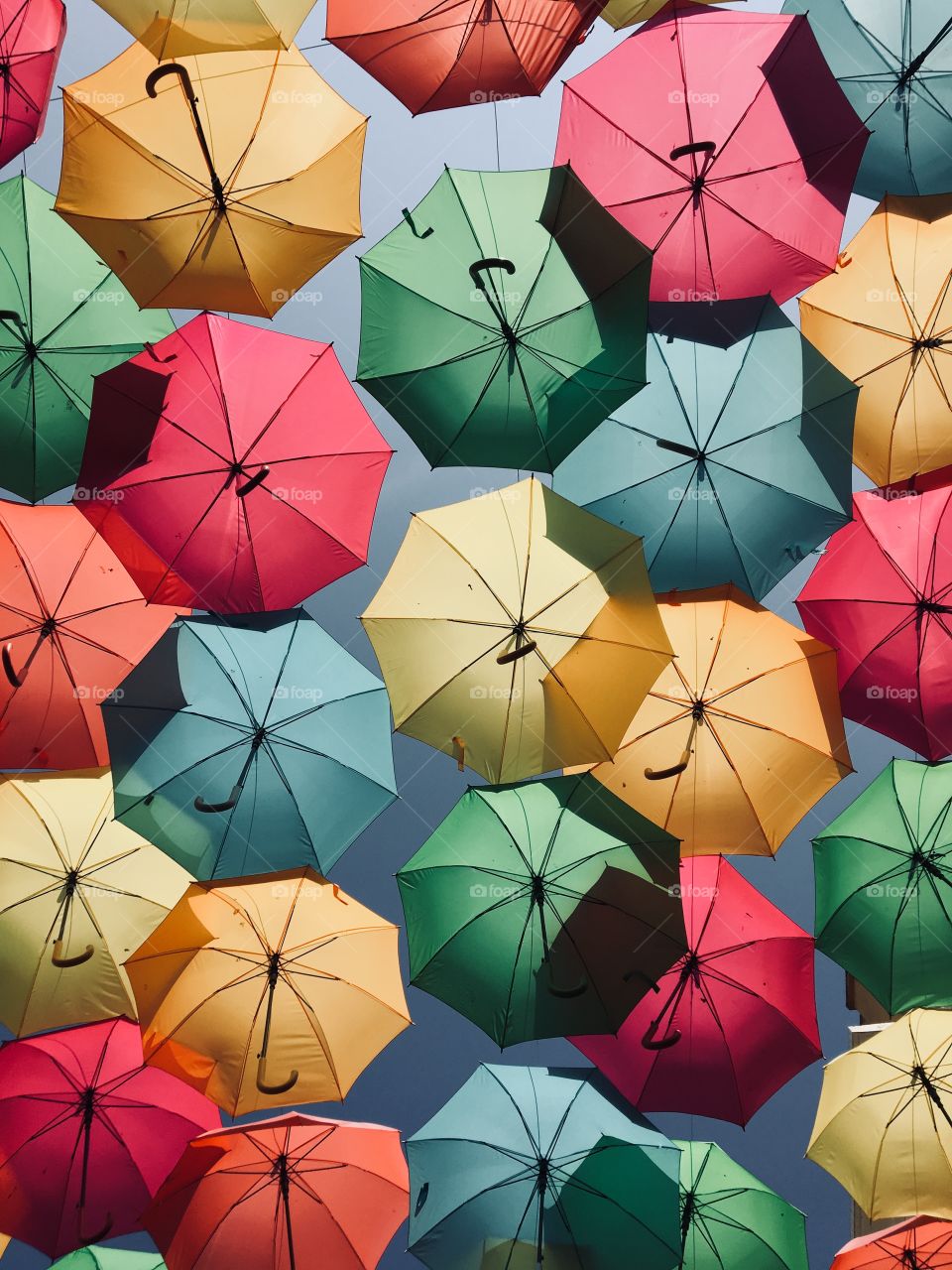 Enough umbrellas for a rainy day