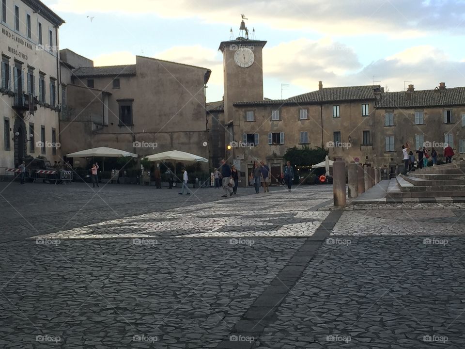 Orvieto town square