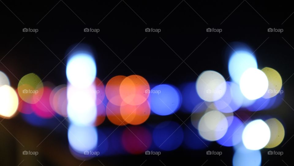 Bokeh at night.