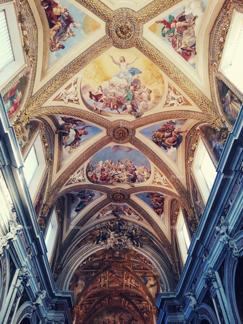 Inside certosa di San Martin, Naples Italy