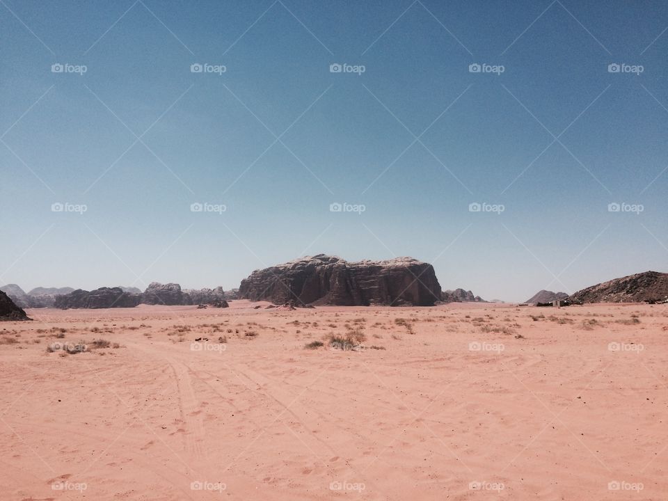 Wadi Rum Desert. Wadi Rum Desert