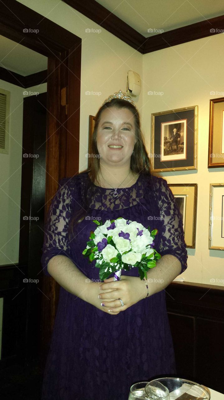 Bride With Flowers