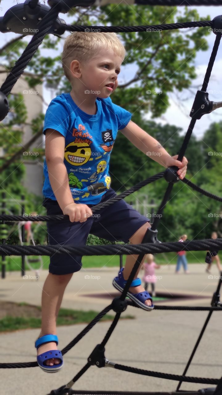 boy in the playground