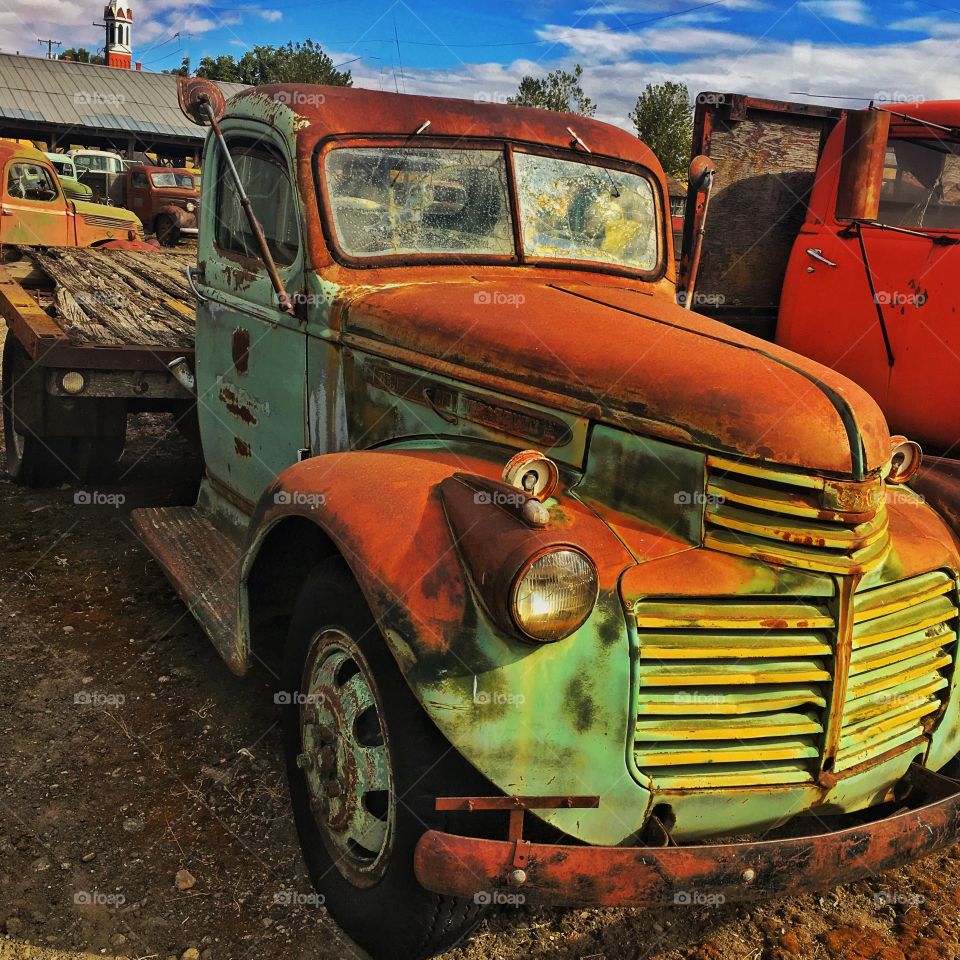 Old Vintage Truck in Sprague Washington 