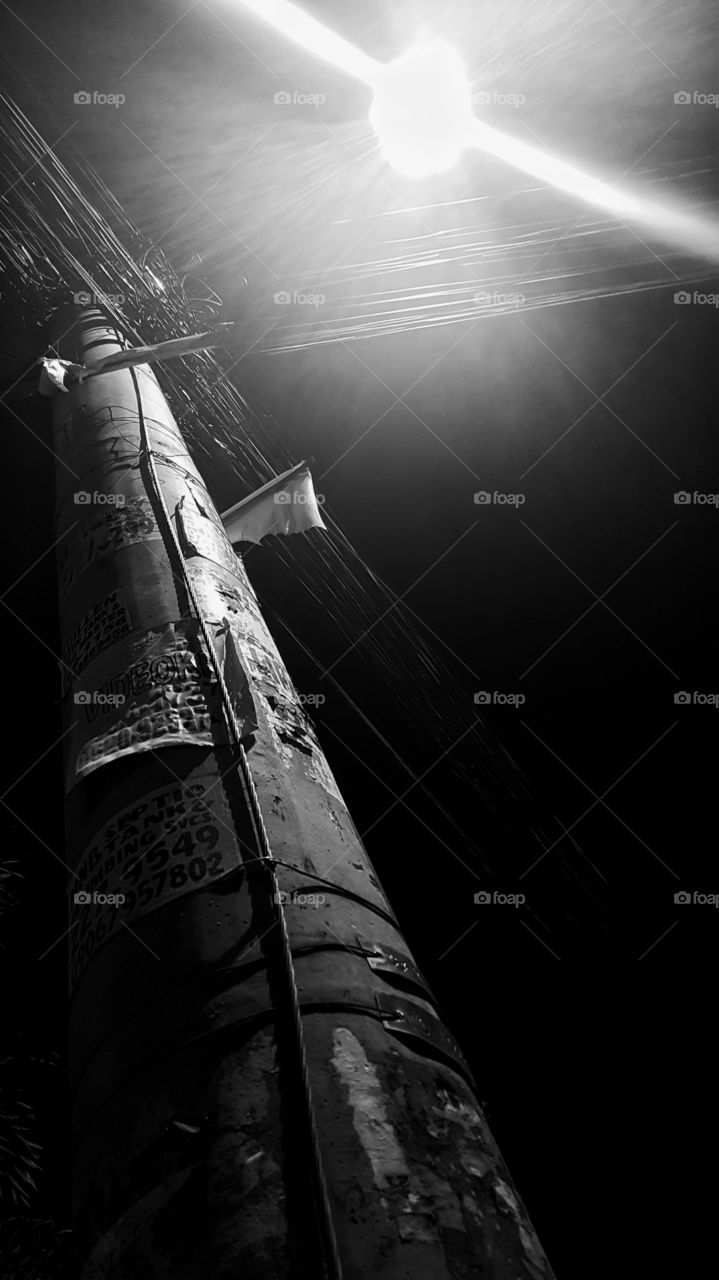 electrical lamp post