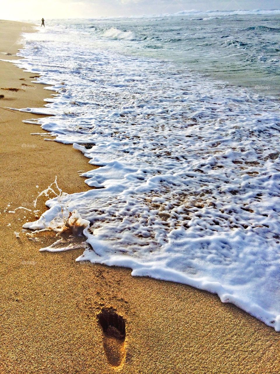 Footprints in the sands