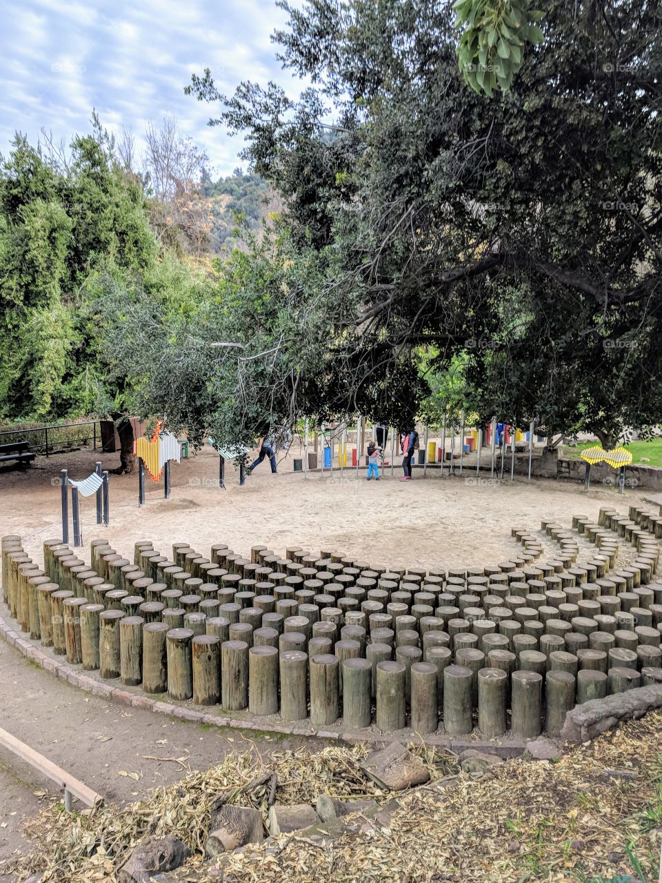 Pretty pattern in musical park